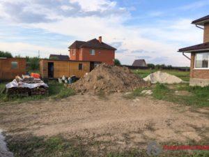 Бытовой городок. Одна бытовка была уже куплена Заказчиком.