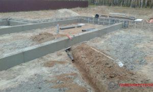 Закладные под ростверк.