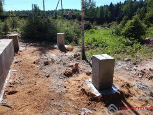 Столбики под террасу.