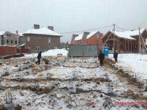 Залили сваи.