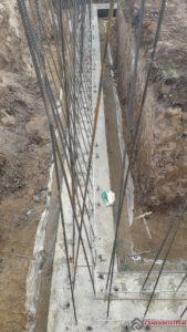 Армирование будущих лент.