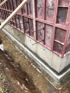 Теперь снимаем опалубку.