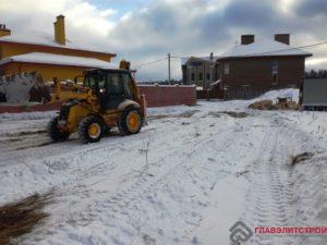 Уборка снега, планирование пятна застройки.