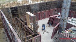 Армокаркасы стен.