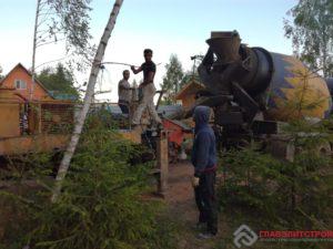 Готовимся к приему бетона.