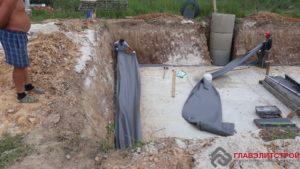 Геотекстиль под дренажные канавы.