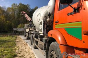 Первый бетон!