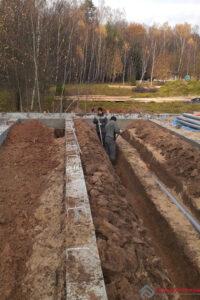 Процесс на нужной глубине.