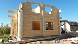 Уже «перекрылись» окошки второго этажа.