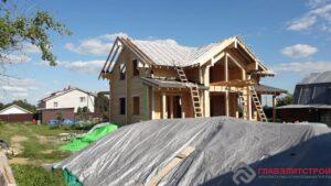 После пленки — утеплитель.