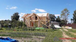 Начали монтаж кровельного пирога.