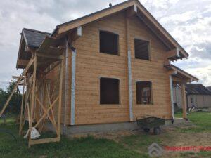 Закончили монтаж мягкой черепицы.