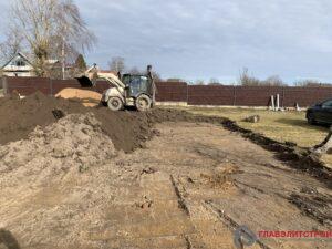 Фундамент. Используем технику.