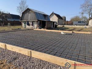 Армирование готово.